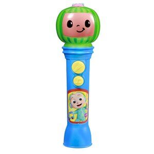 Cocomelon Karaoke Microphone Toy With Lights & Built-In Songs For Kids Ages 3+